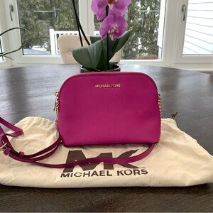 Michael Kors Fuchsia Crossbody Bag